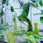 2010　岡山県立美術館”CULTEX”展にて、アニケン　アムンゼンとコラボで温室内に設置 虚構と現実のミックス